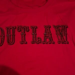 Red Outlaw Graphic T-Shirt